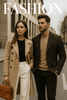 Top Fashion Tips for 2026: A stylish couple walking on the street, showcasing modern fashion trends.