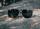 Modern Square Polygon Metal Sunglasses