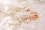 Infant Warmer Suit Natural Colored Cotton Pants Set