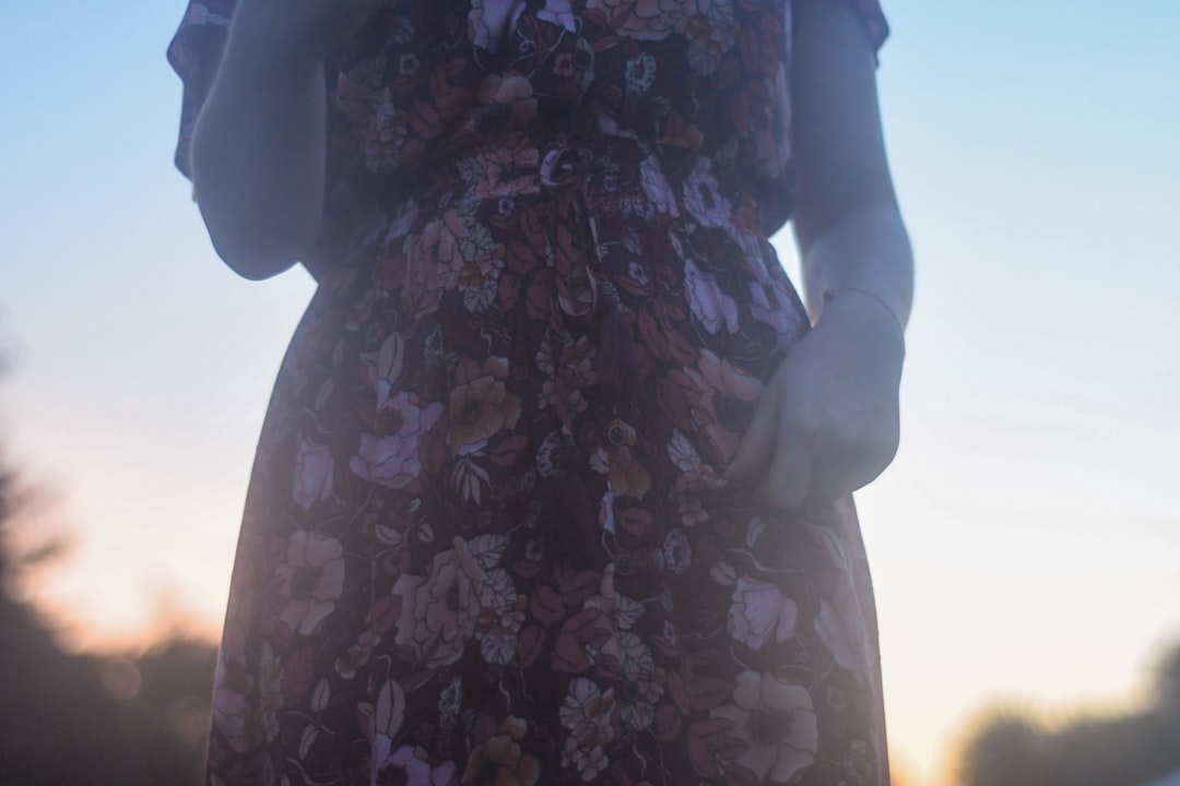 floral print pleated midi dress