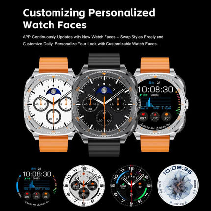 Customizing Personalized Watch Faces for 1.53-inch Display 2-in-1 Smart Sports Watch with various designs.