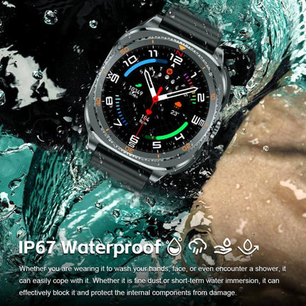 1.53-inch Display 2-in-1 Smart Sports Watch with IP67 waterproof feature, perfect for various outdoor activities.