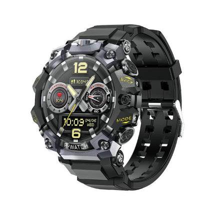 1.75 inch AMOLED GPS Sport Smart Watch front look showcasing the always on visual user interface