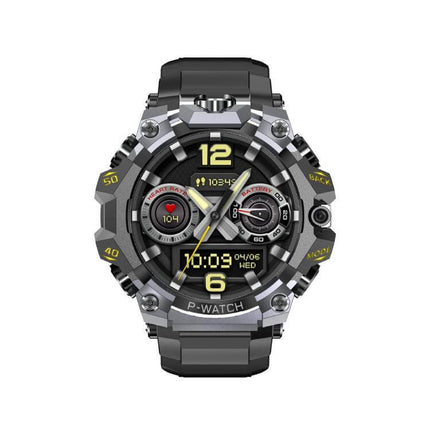 1.75 inch AMOLED GPS Sport Smart Watch premium zinc alloy mid frame construction design profile