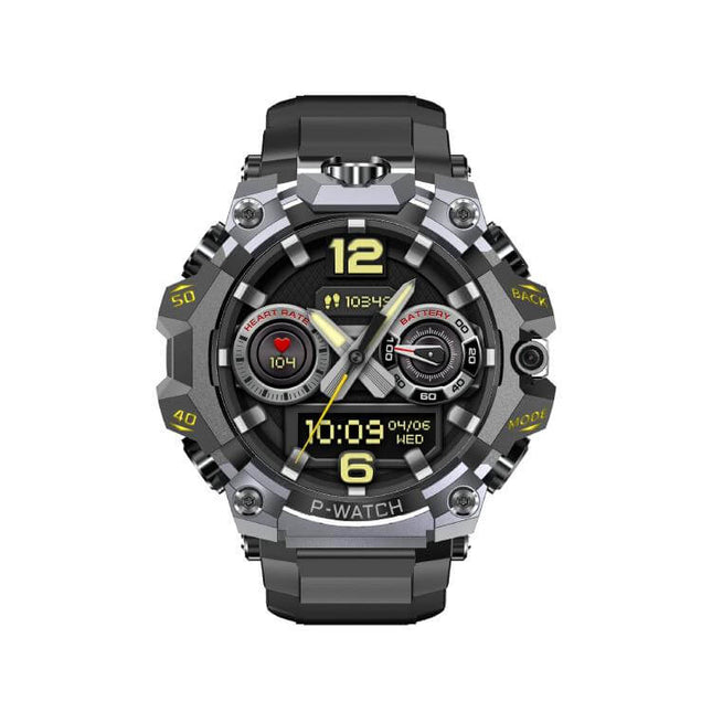 1.75 inch AMOLED GPS Sport Smart Watch premium zinc alloy mid frame construction design profile