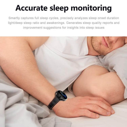 1.75 inch AMOLED GPS Sport Smart Watch real time weather push alert and smart alarm utility view