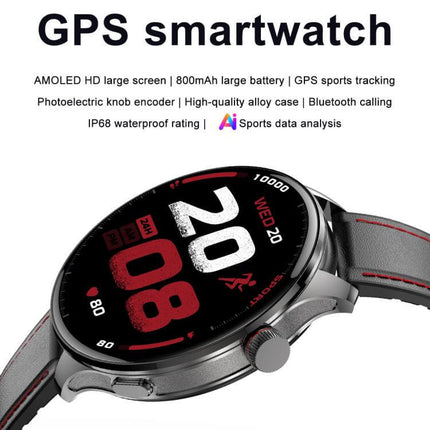 1.75 inch AMOLED GPS Sport Smart Watch internal 800mAh polymer battery cell component representation