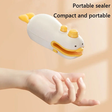 2 in 1 Mini Bag Sealer with Cutter USB C handheld design