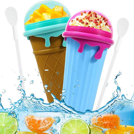 500ml Large Capacity Slushy Cup Quick Frozen Smoothie Maker front view