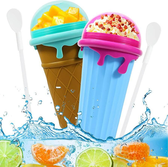 500ml Large Capacity Slushy Cup Quick Frozen Smoothie Maker front view