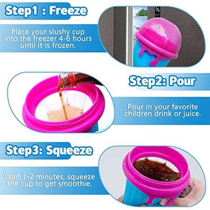 Frozen drink in 500ml Large Capacity Slushy Cup Quick Frozen Smoothie Maker