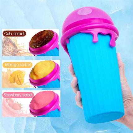 Inside of 500ml Large Capacity Slushy Cup Quick Frozen Smoothie Maker