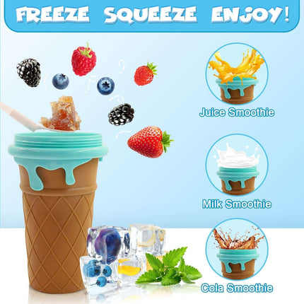 500ml Large Capacity Slushy Cup Quick Frozen Smoothie Maker side angle