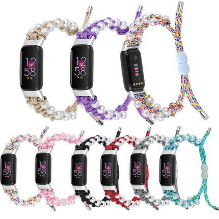 Adjustable Fashion Strap For Luxe Smartwatch Fitbit compatible.