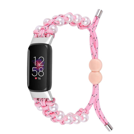 Adjustable Fashion Strap For Luxe Smartwatch apricot elegant color.