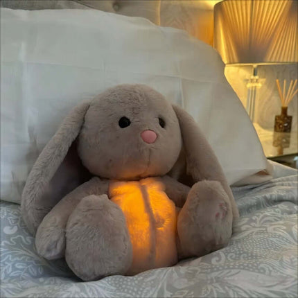 Breathing Rabbit Soothing Plush Toy pp cotton filling.