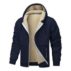 Casual Hoodies For Men Heavyweight Fleece Sweatshirt Zipper Jacket 148cm chest XXXL.
