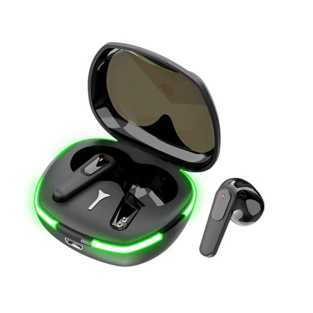 dual-ear mini tws sports wireless bluetooth earphones front view