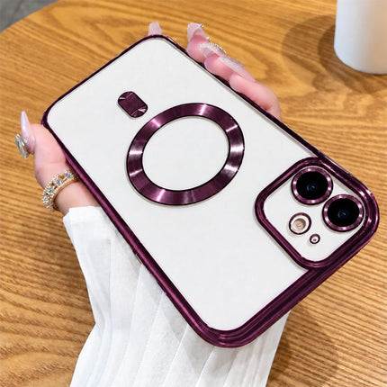 Electroplating MagSafe Phone Case, For iPhone 13 Pro Max, For iPhone 13 Pro, For iPhone 13, For iPhone 12