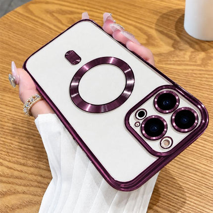 Electroplating MagSafe Phone Case, For iPhone 12 Pro Max, For iPhone 12 Pro, For iPhone 11 Pro Max, For iPhone 11