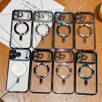 Electroplating MagSafe Phone Case, For iPhone 13 Pro Max, For iPhone 13 Pro, For iPhone 13, For iPhone 12