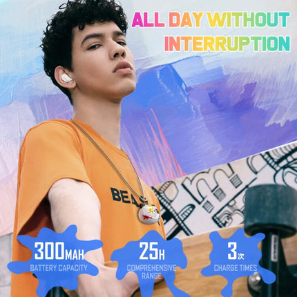 onikuma t20 tws low latency gaming bluetooth earphones 8mm driver