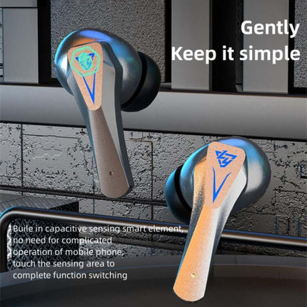 sp23 tws wireless gaming earphones with noise reduction side view