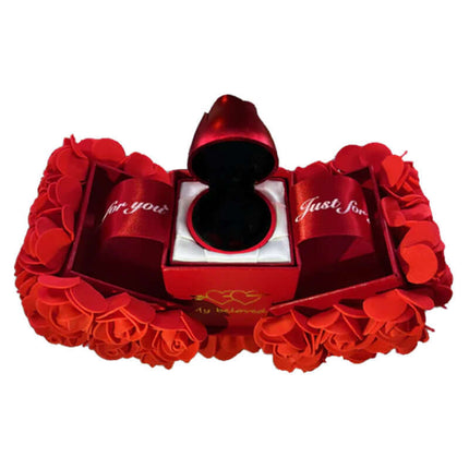 Soap Rose Jewelry Gift Box eternal love symbol decoration