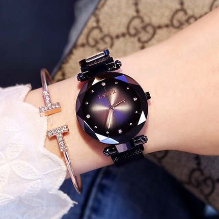 Starry Sky Magnet Watch black color variant