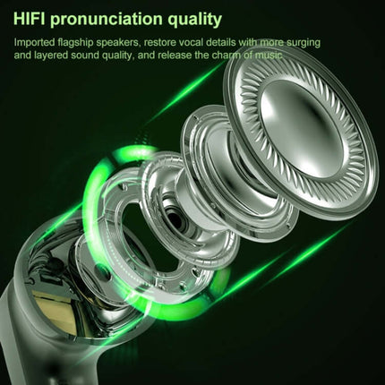 tws-g11 low latency bluetooth gaming earphones white version