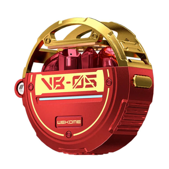 wk vb05 pioneer series wireless bluetooth earphones front view