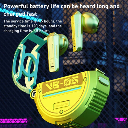 wk vb05 pioneer series wireless bluetooth earphones zinc alloy design