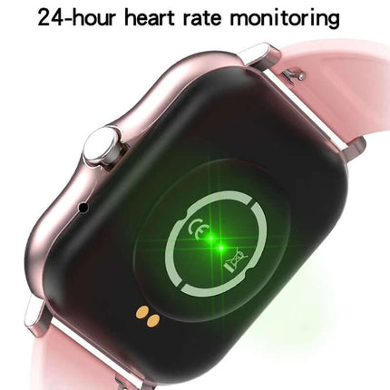 Y13 Smart Watch Pedometer Heart Rate Monitoring black mesh silicone.