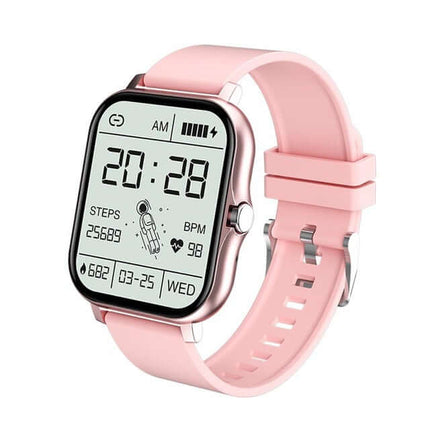 Y13 Smart Watch Pedometer Heart Rate Monitoring silver gray waterproof.