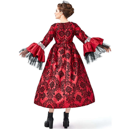 Adult Retro Lace Palace Halloween Costume Dress Retro Costume