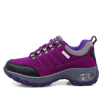 Air Cushion Sole Breathable Casual Sneakers for Women purple