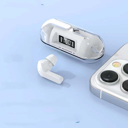Air13 Pro Fully Transparent Bluetooth Earphones 5.3 Jerry 6983D chip.