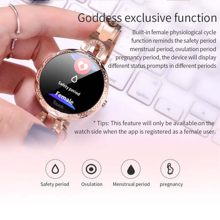 AK15 Fashion Smart Female Bracelet compact single retail gift package box dimension validation look