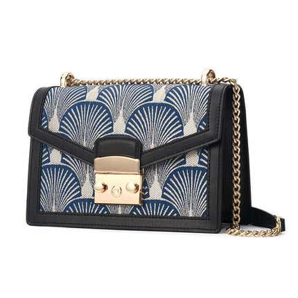 Artistic Embroidery Leather Women's Messenger Bag Stylish Everyday Accessory