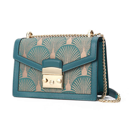 Artistic Embroidery Leather Women's Messenger Bag Versatile Daily Carry Bag
