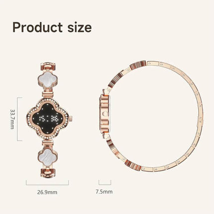 AuraGlow L8 Elegant Smart Wellness Health Bracelet Stylish Fitness Bracelet