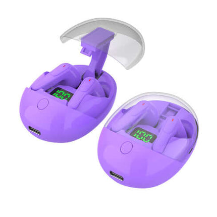 AuraPod Pro Pure Stereo Wireless Touch Earbuds Comfortable Secure Fit