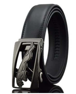 Automatic Leather Buckle Belt Classic Business Style formal wear styling