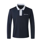 Navy Blue With White