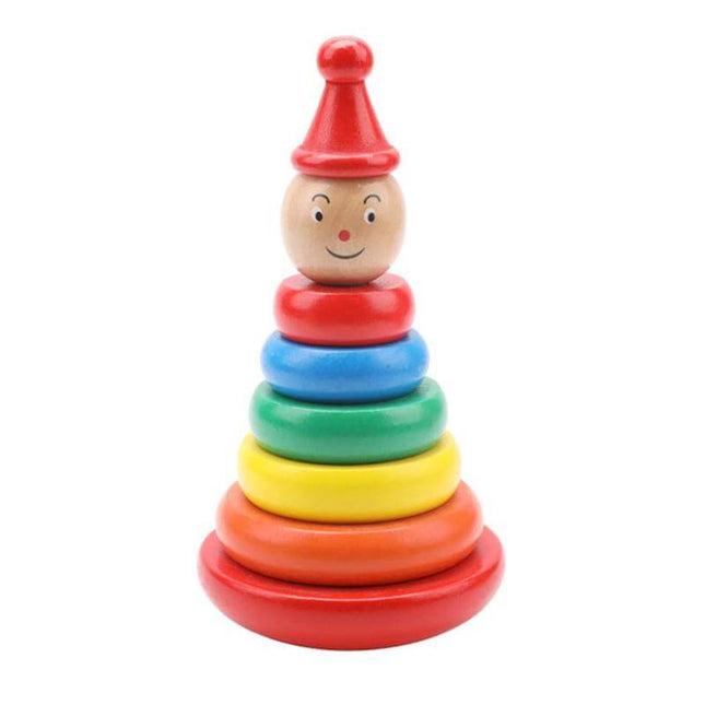 Baby Early Education Educational Toys stacked circle ring.