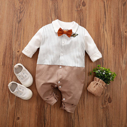 Baby Gentleman Jumpsuit wedding party outfit.