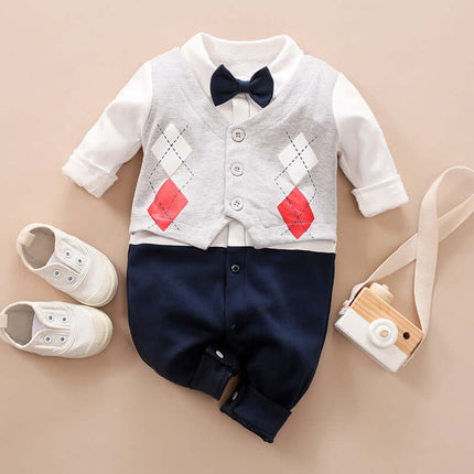 Baby Gentleman Jumpsuit comfortable playwear.