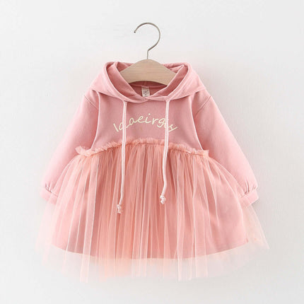Baby Girl Dress pink long sleeve.