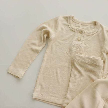 Baby Kids Pajamas Set soft cotton fabric.