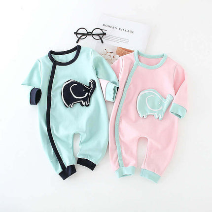 Baby One-Piece Romper Cotton long sleeve bodysuit.